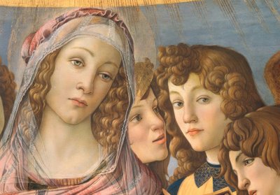 Mária a gyermekkel és hat angyallal alkotó: Sandro Botticelli